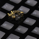 Artisan Keycaps Dragon Squelette - Gold - Keycaps Industries