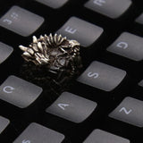 Artisan Keycaps Dragon Squelette - Silver - Keycaps  industries