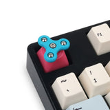Artisan Keycaps Hand Spinner bleu et rose