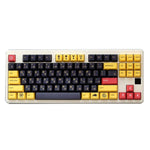 Keycaps Army jaune noir et rouge