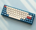 clavier mécanique avec kit de keycaps custom shark