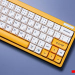 Keycaps milk & bee sur clavier mécanique