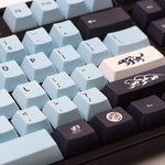 kit keycaps mizu sur un clavier mécanique