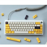 clavier avec kit de keycaps bee jaune