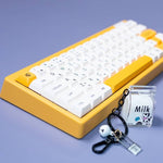 Clavier custom avec kit de keycaps mil & bee